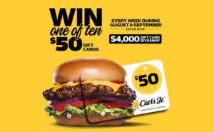 Carl's Jr. Gift Card Winners are Grinners | CJ's Victoria